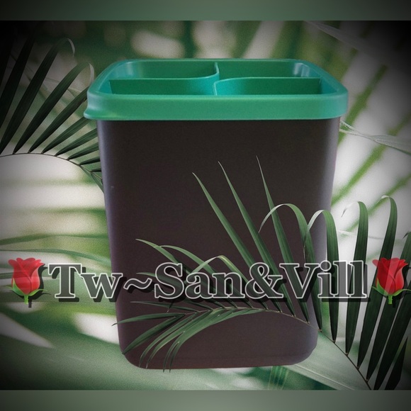 TUPPERWARE NEW! KP TOOL/UTENSIL HOLDER WITH REMOVALBLE INSERT. - Picture 1 of 3